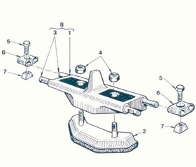 M107/M108/M109 Track Shoe Assy