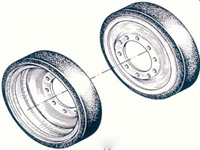M47/M48/M60/M88 Road Wheel - m-60 wheel